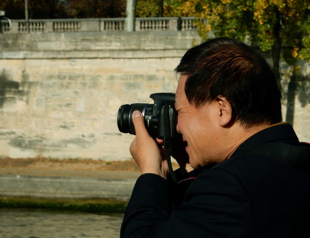 Touriste chinois à Paris