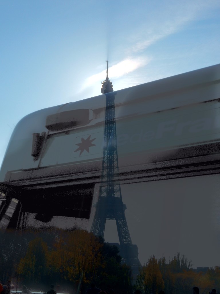 Tour Eiffel sur bus