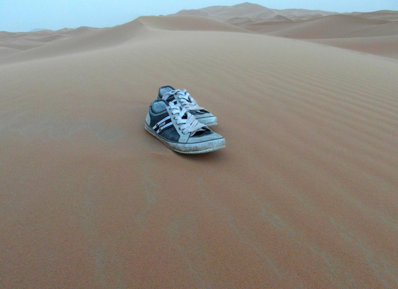 Marche sur les dunes